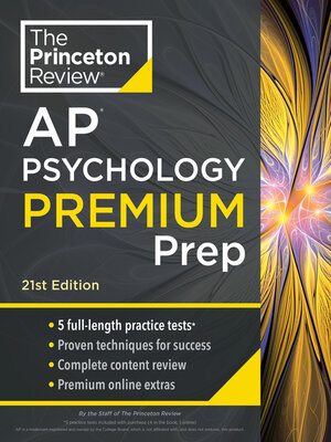 cover image of Princeton Review AP Psychology Premium Prep